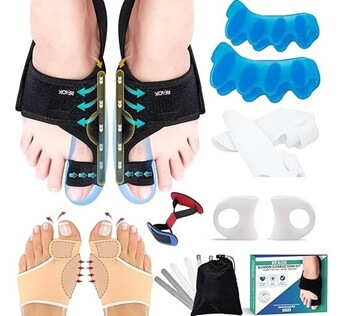 Silicone Gel Big Toe Separator as Toe Spacer Bunion Splint and