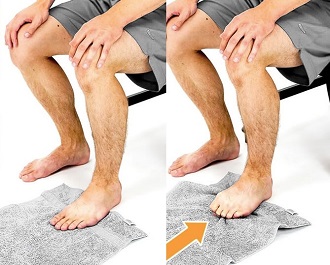 BeachLife Physiotherapy - Strength: Resisted Ankle Eversion Purpose:  Strengthen the muscles that turn the ankle outwards and assist with  stability. Technique: Sit on a chair with feet flat on the floor. Tie